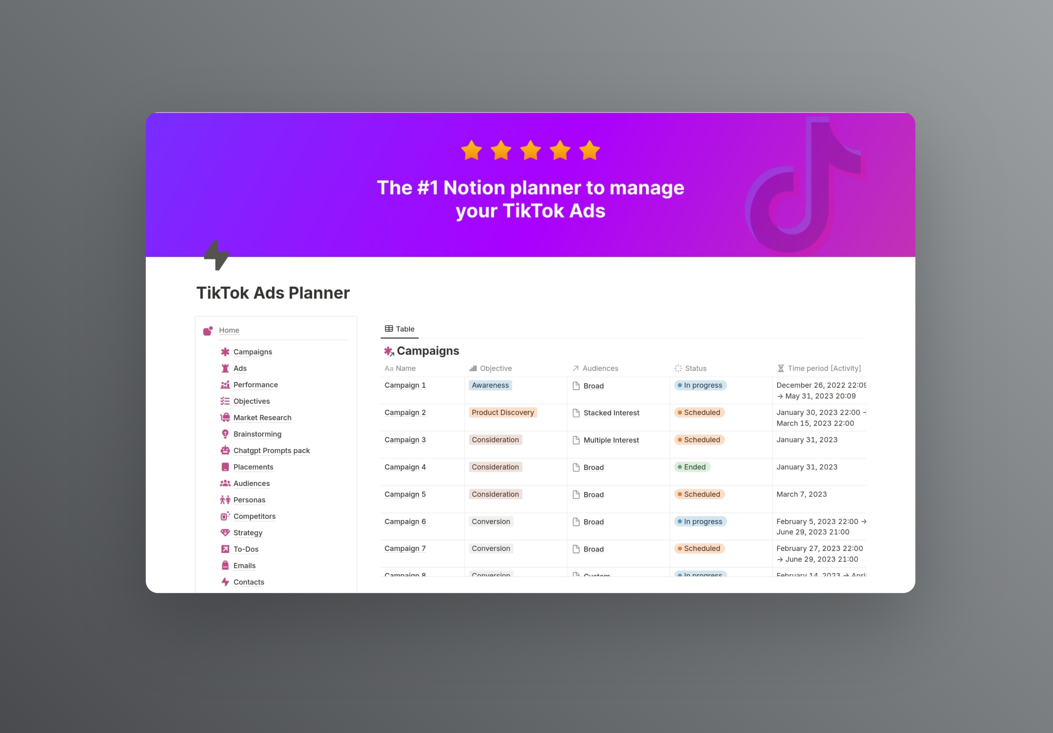 TikTok Notion: 5 Ways to Plan Viral Content Faster